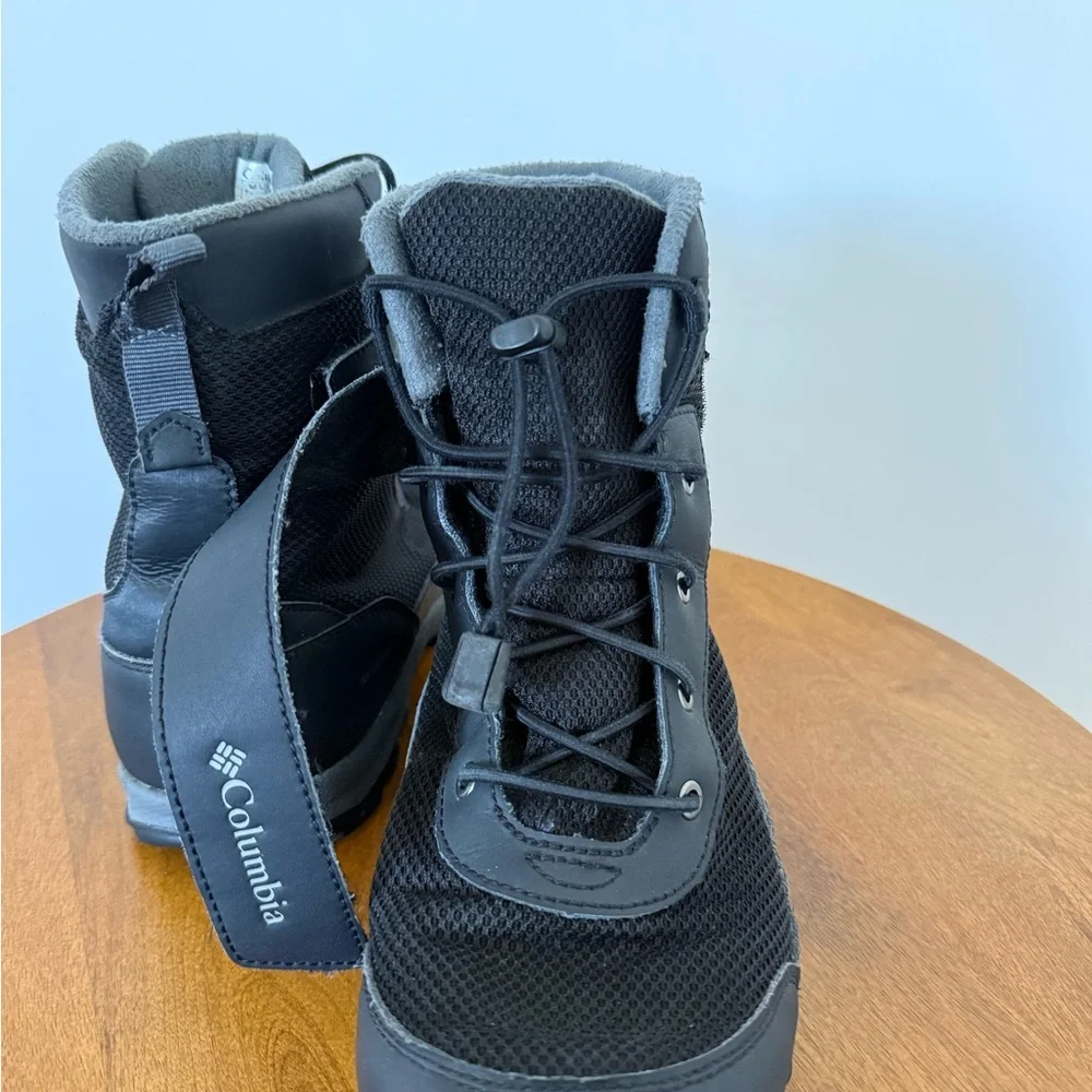 Columbia Youth Hyper-Boreal Omni Heat Waterproof Black Winter Boots, Size 5 - Picture 9 of 9